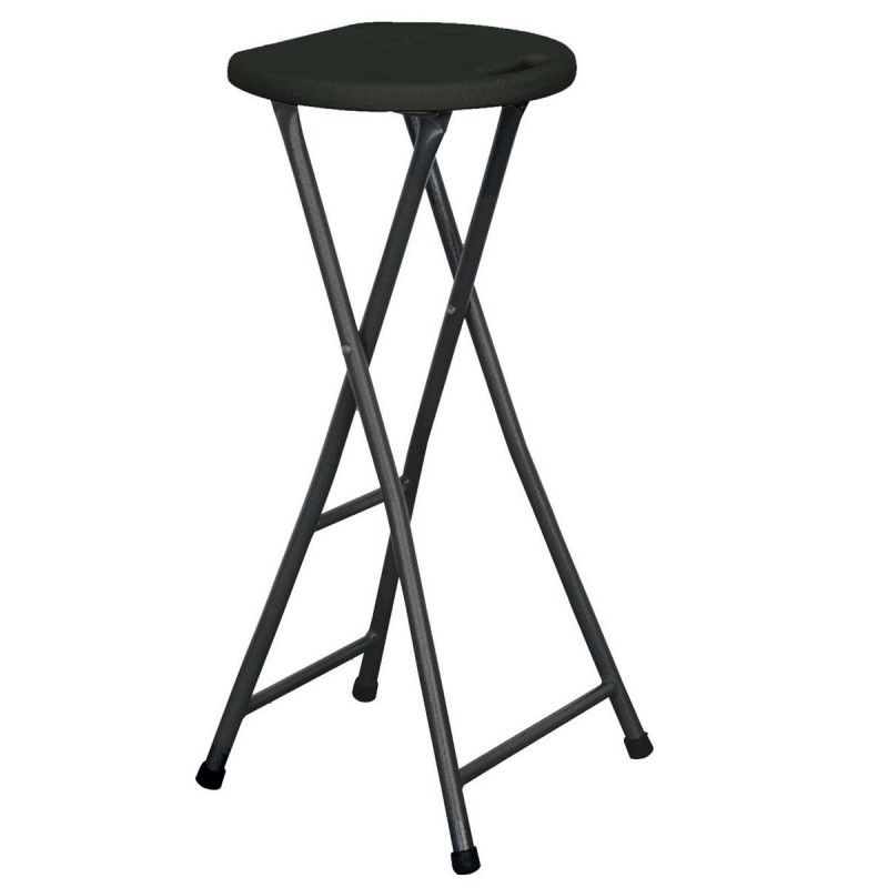 Tabouret Haut Pliable tabouret haut pliant noir mobeventpro Tabouret Haut Pliable tabouret haut pliant noir mobeventpro