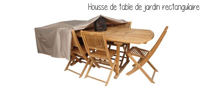 housse de table de jardin