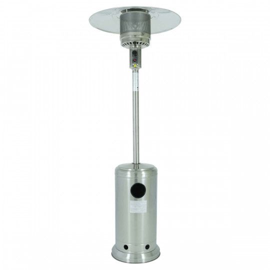 Parasol chauffant gaz Inox
