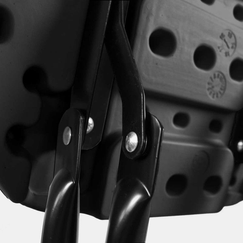 Zoom structureTabouret haut pliant noir