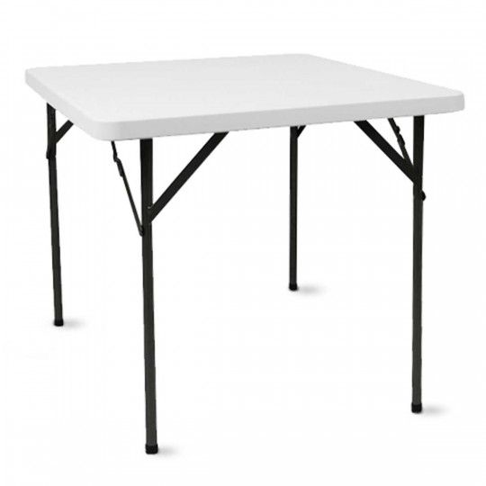 table pliante carrée