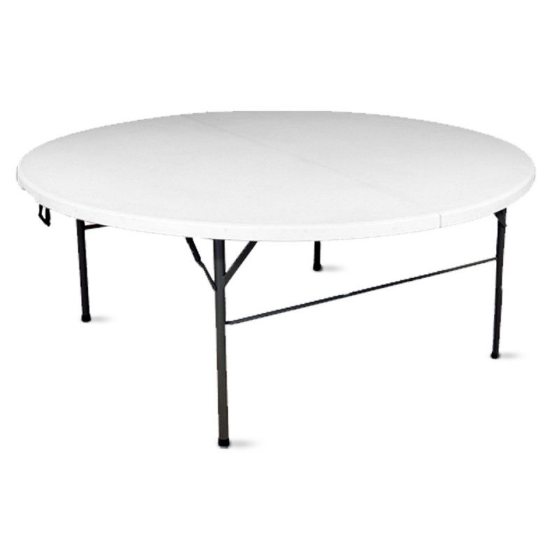 Table pliante ronde ⌀180cm PEHD