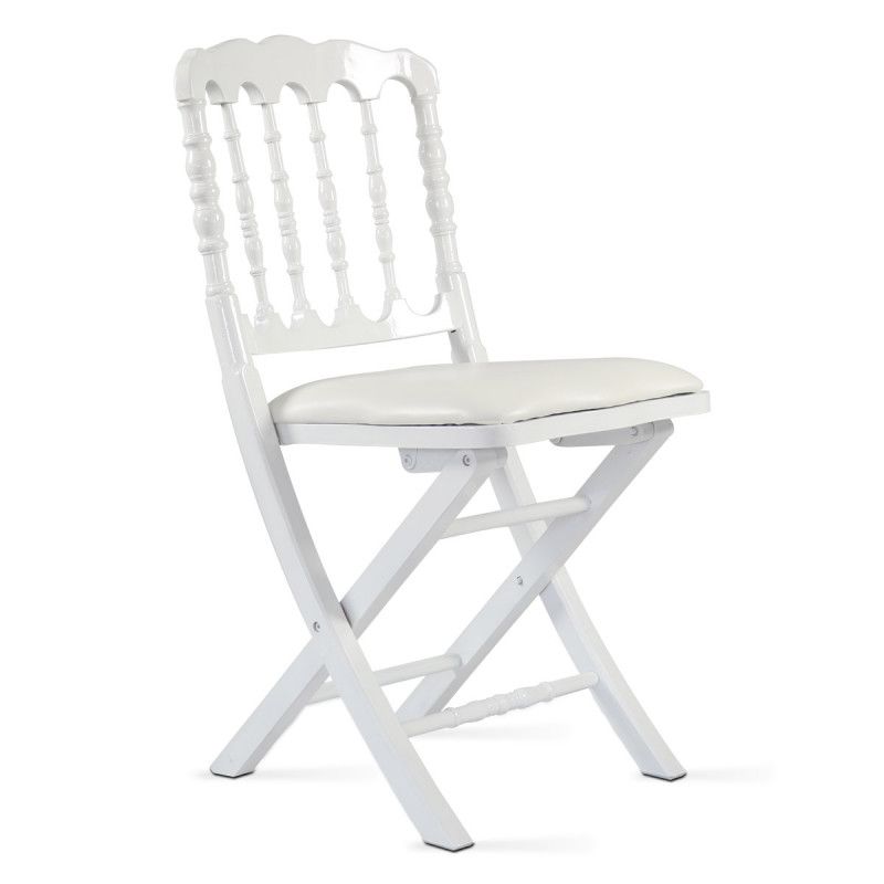 Lot de 2 chaises pliantes NAPOLEON III Lot de 2 chaises pliantes NAPOLEON III