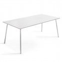 Table terrasse et 6 fauteuils en métal Table terrasse et 6 fauteuils en métal