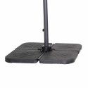 Parasol déporté rond PRO+ 3m inclinable et rotatif 360° Parasol déporté rond PRO+ 3m inclinable et rotatif 360°