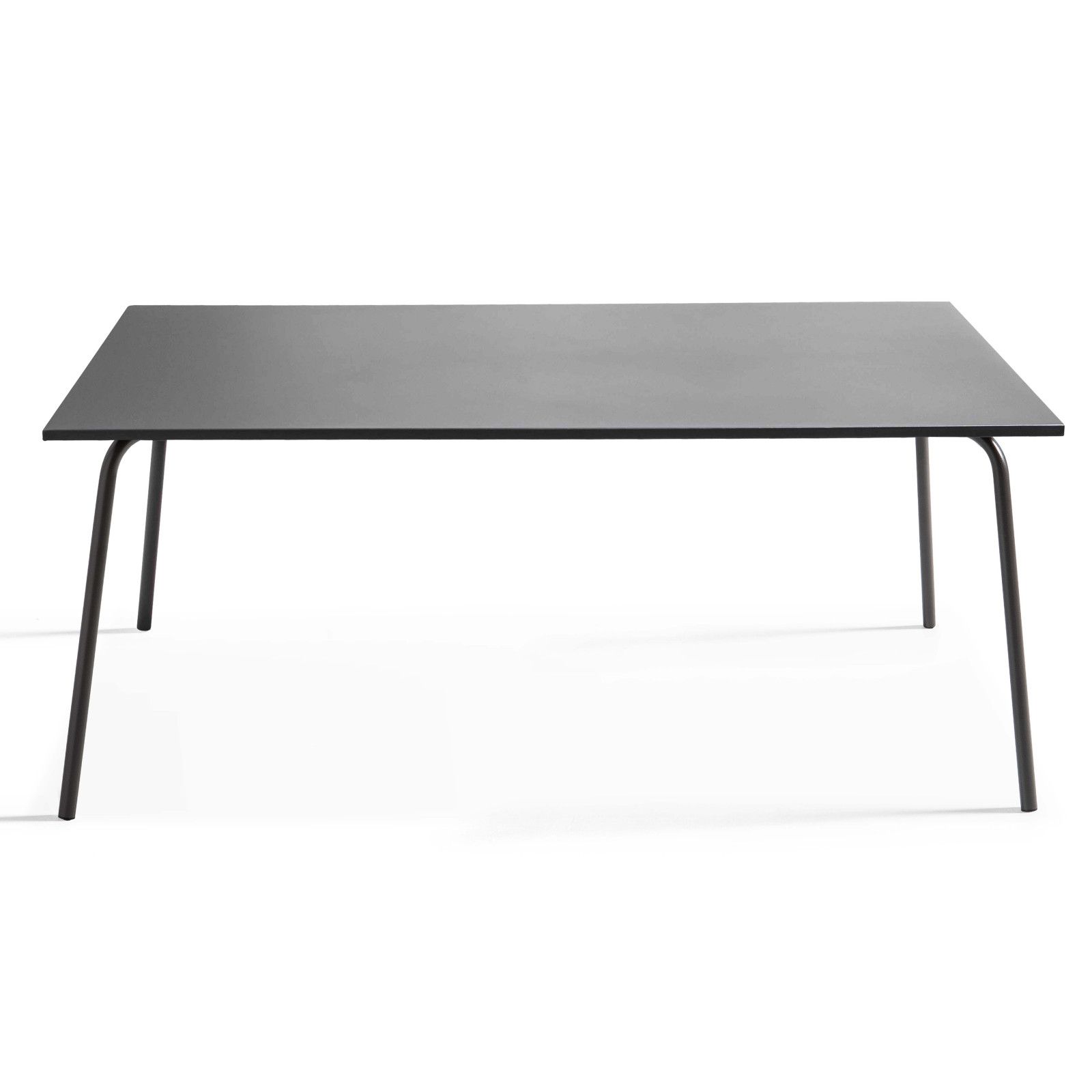 Table Terrasse gris anthracite Metal