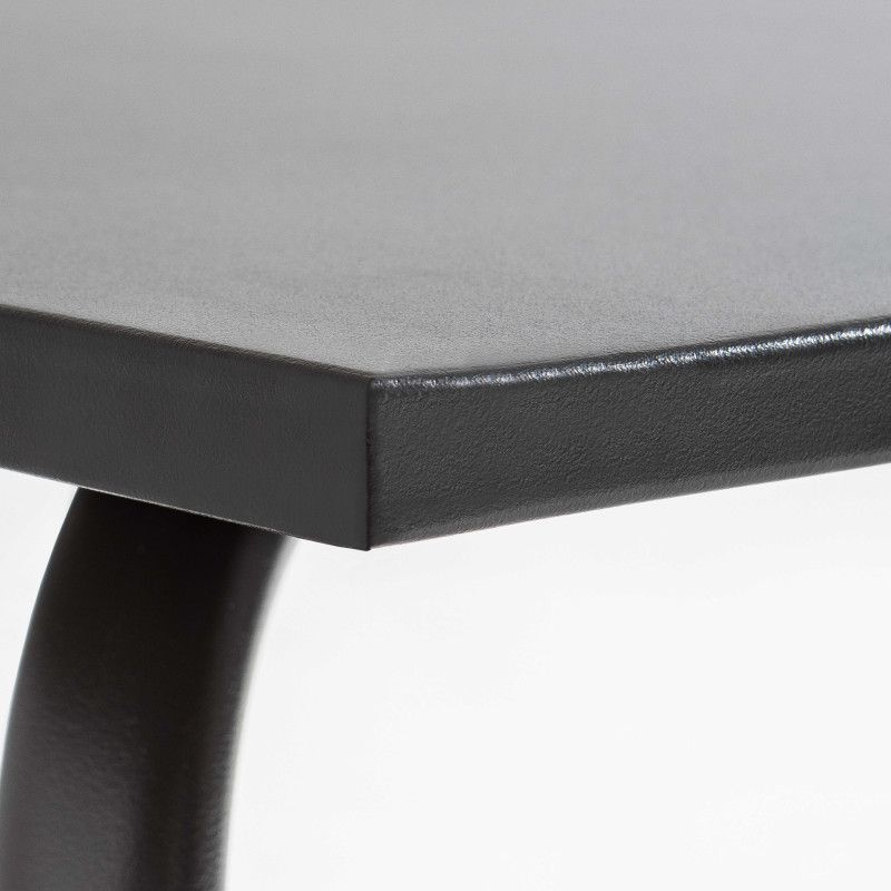 Zoom Table Terrasse grise anthracite Metal Zoom Table Terrasse grise anthracite Metal