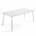 Table Terrasse blanc Metal design PALAVAS