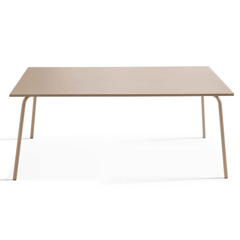 Table Terrasse taupe Metal Table Terrasse taupe Metal