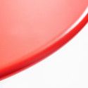 Table de terrasse ronde rouge 6 places