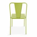 Chaise extérieure verte en métal DIEPPE 