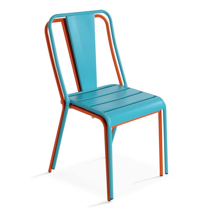 Chaise bistrot empilable en métal Chaise bistrot empilable en métal
