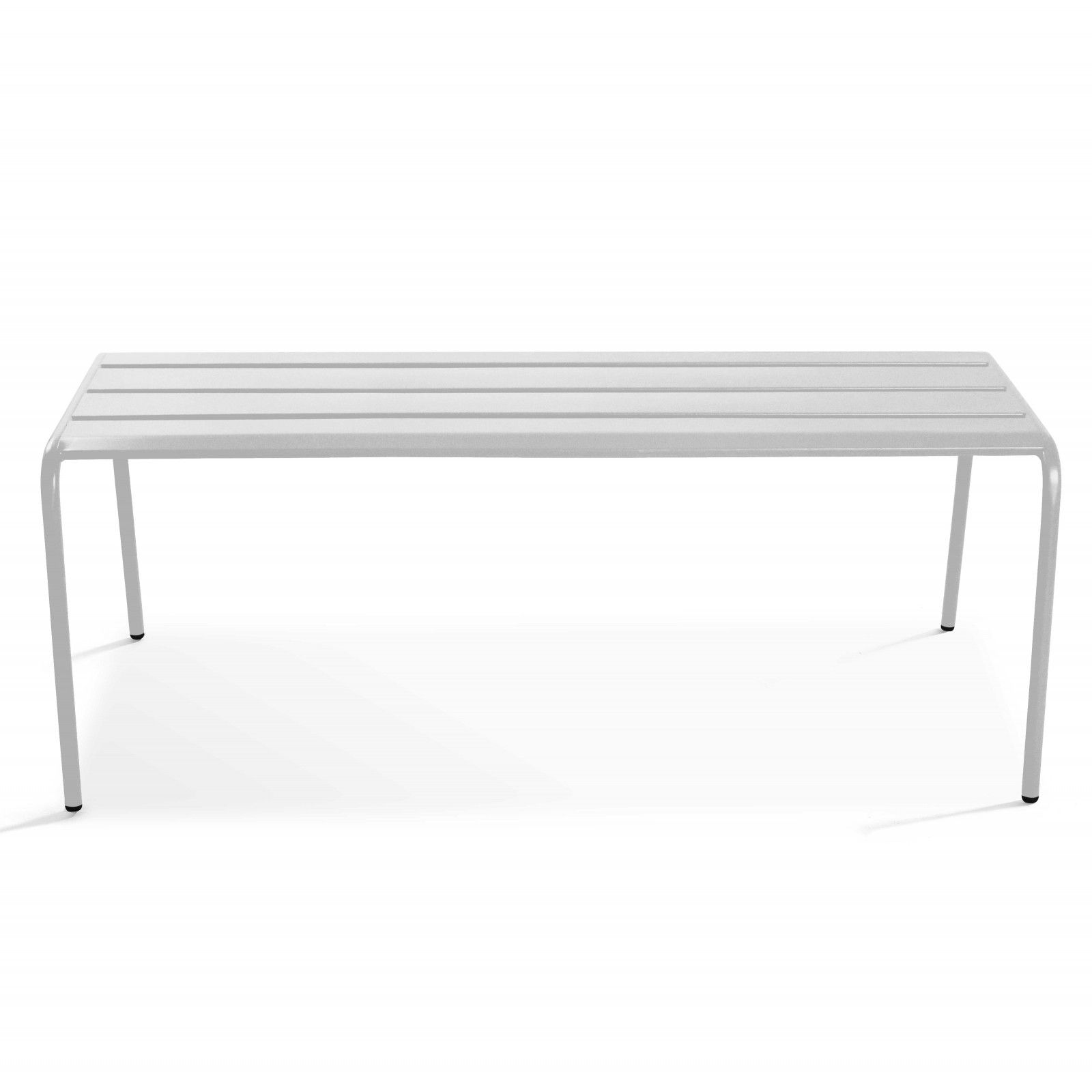Banquette de jardin en métal - Blanc