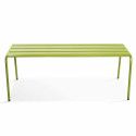 Banquette de jardin en métal - vert Banquette de jardin en métal - vert