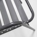 Chaise terrasse café alu gris Chaise terrasse café alu gris
