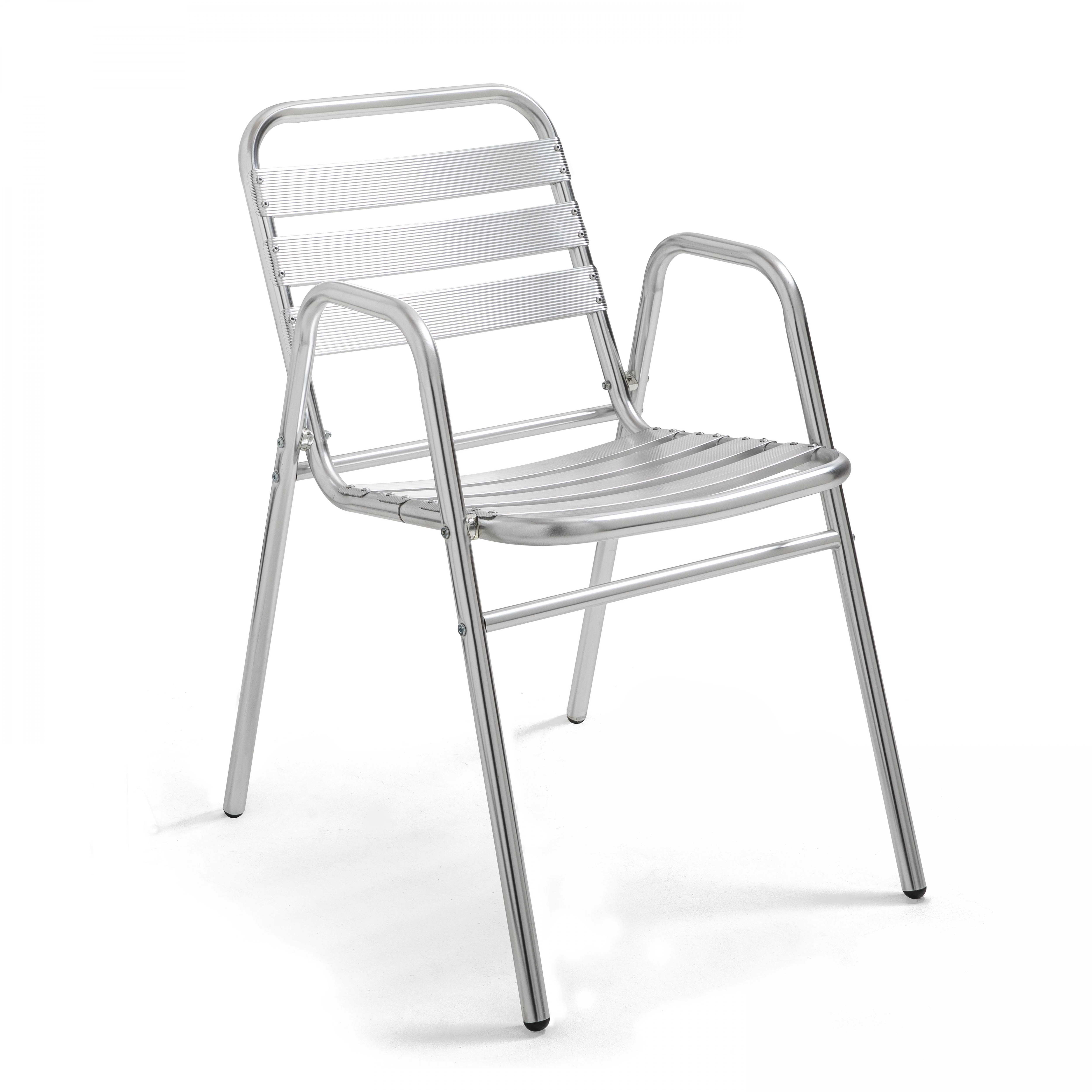 Chaises terrasse aluminium  Achat mobilier de restaurant  Mobeventpro
