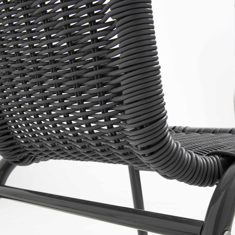 Fauteuil en résine pour café bistro brasserie