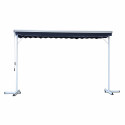 Store double pente sur pied 3x4m bleu
