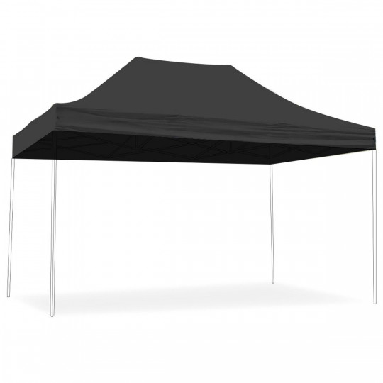 Toit pour tente pliante 3x4,5m 300g/m² 40MM Grise