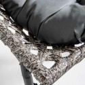 Focus fauteuil de jardin résine et métal LIMA