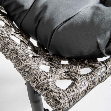 Focus fauteuil de jardin résine et métal LIMA