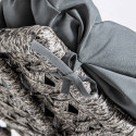 Focus structure et coussin salon de jardin bas LIMA