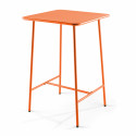 Table bar en métal orange PALAVAS