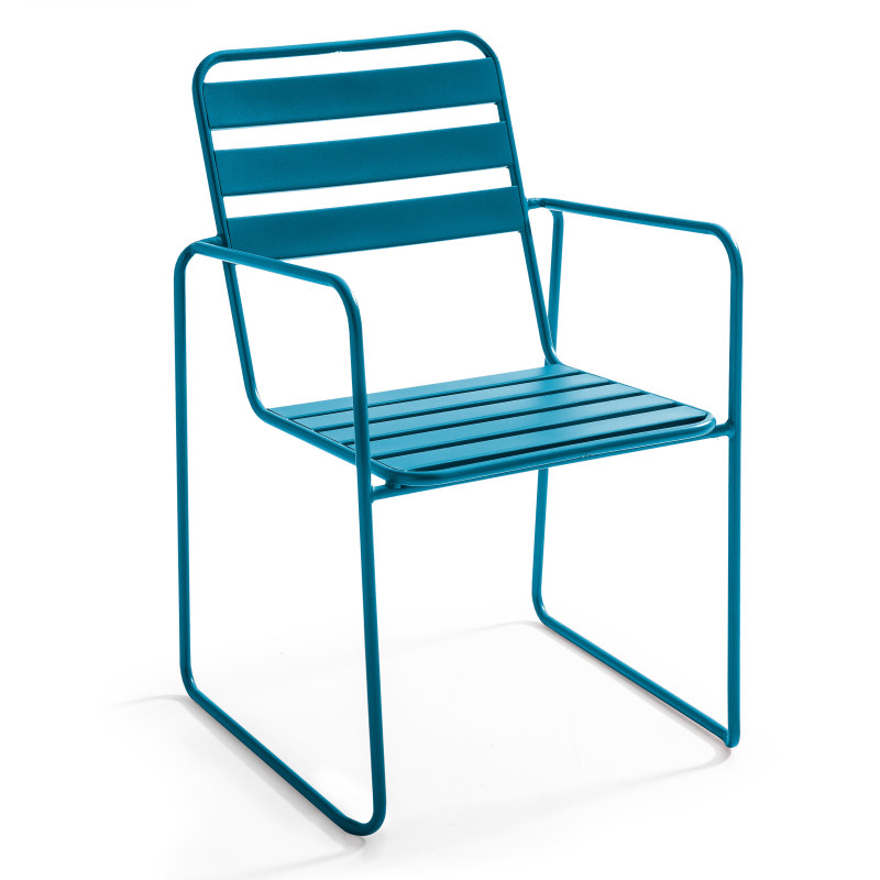 Fauteuil de jardin en métal PACIFIC