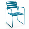Fauteuil de terrasse design en métal