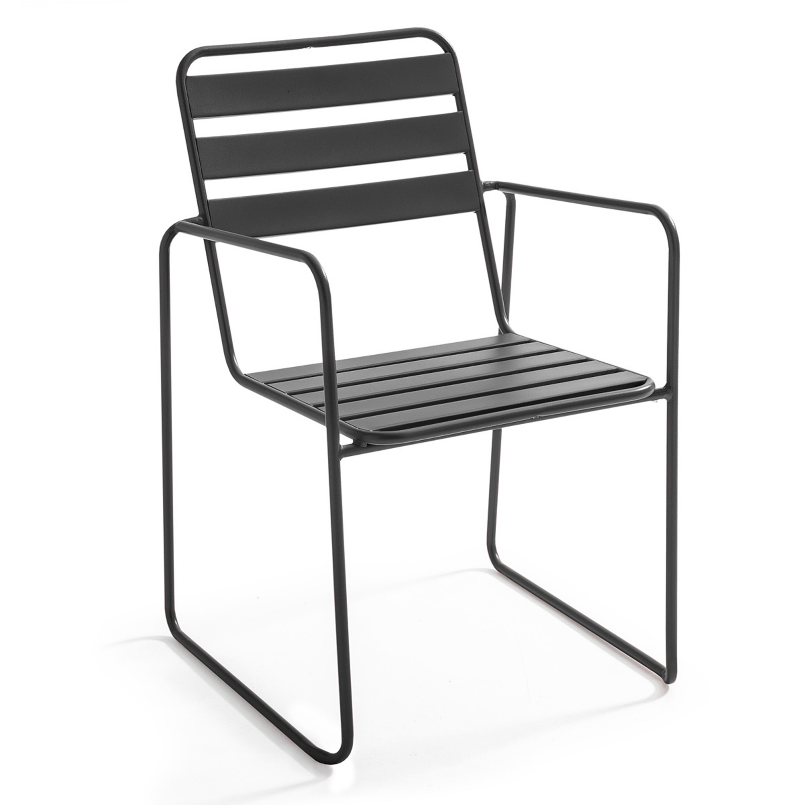Fauteuil de jardin en métal GRIS Fauteuil de jardin en métal GRIS