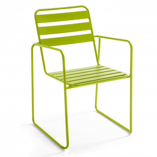 Fauteuil de jardin en métal VERT