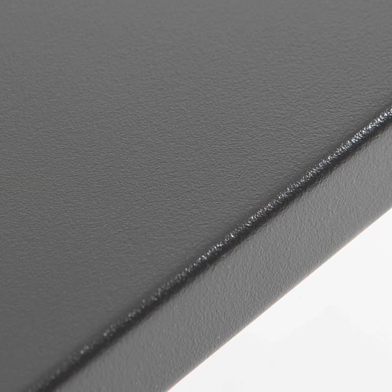 Focus table en métal GRISE