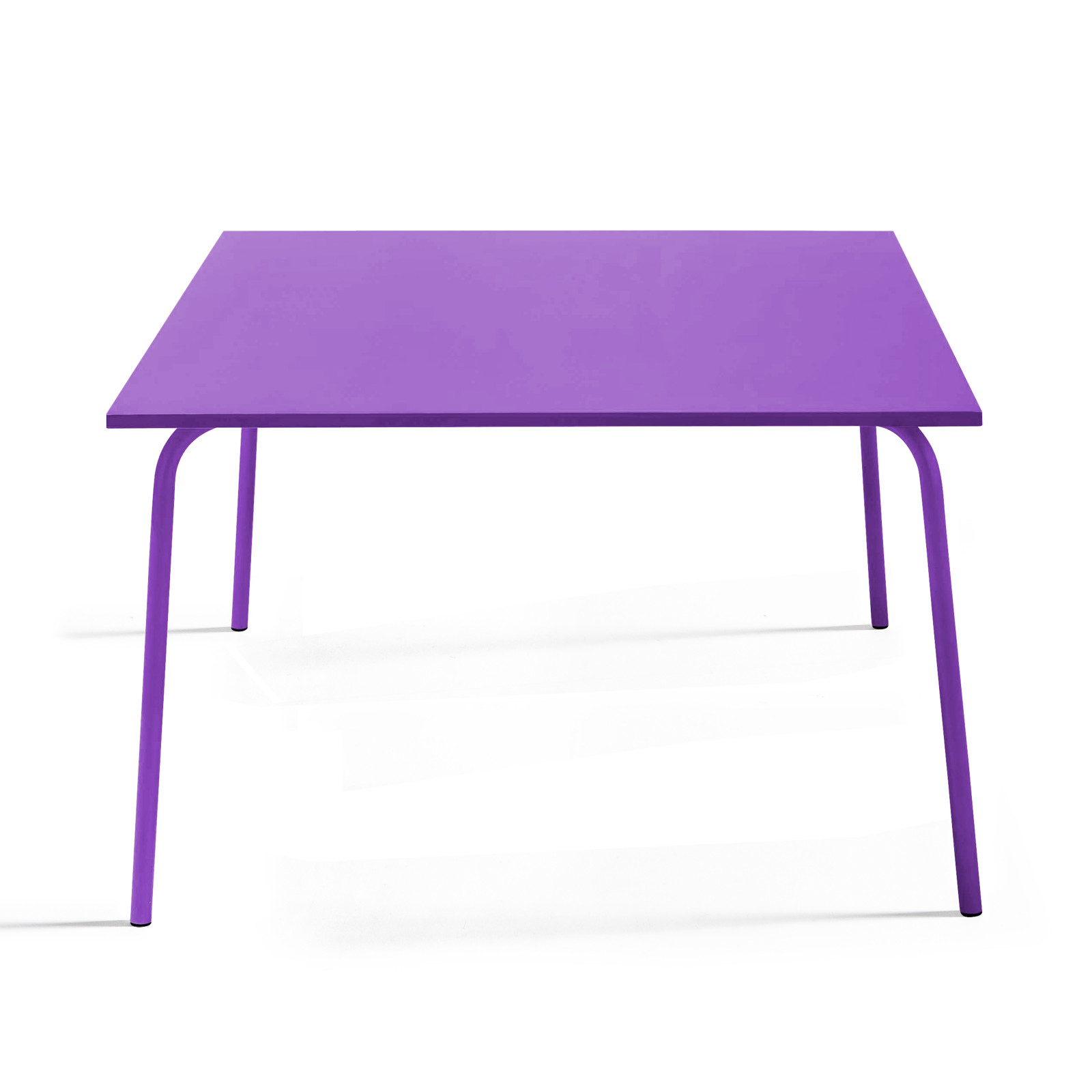 Table en métal carrée VIOLETTE