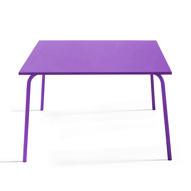 Table en métal carrée VIOLETTE (69/110)