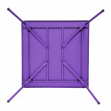 Table carrée en métal VIOLET