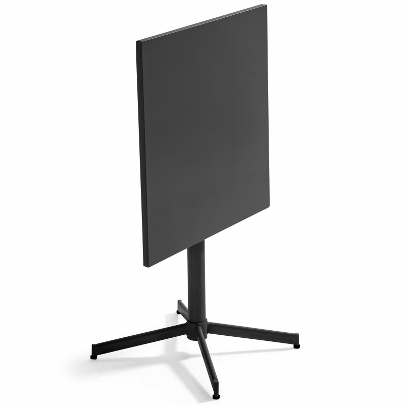 Table carrée rabattable GRISE restaurant brasserie