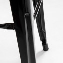 Focus tabouret NOIR en métal indus Focus tabouret NOIR en métal indus