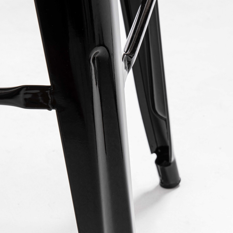 Focus tabouret NOIR en métal indus Focus tabouret NOIR en métal indus