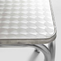 Table carrée en aluminium CHR