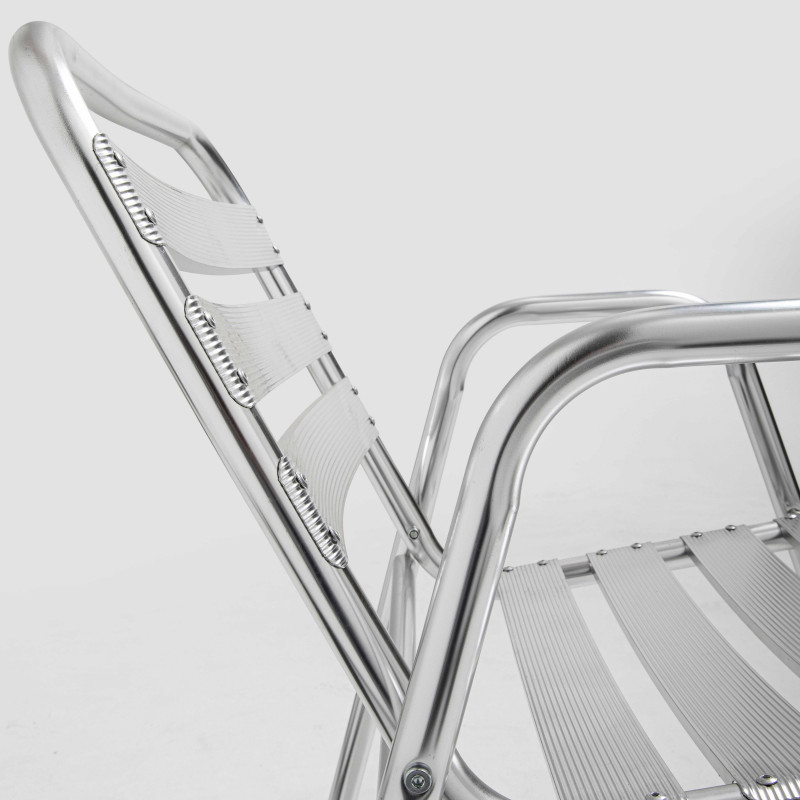 Focus chaise empilable bistro CHR en aluminium Focus chaise empilable bistro CHR en aluminium