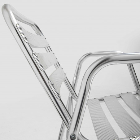 Focus dossier et accoudoirs chaise Notting hill
