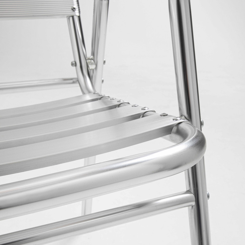 Focus chaise terrasse bistro café en aluminium Focus chaise terrasse bistro café en aluminium