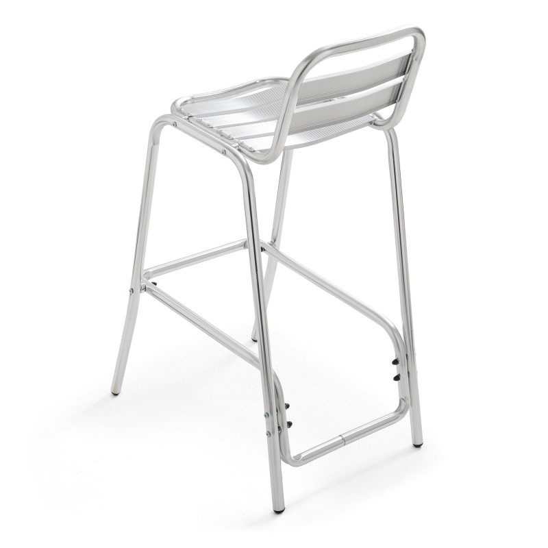 Tabouret en aluminium terrasse café Tabouret en aluminium terrasse café