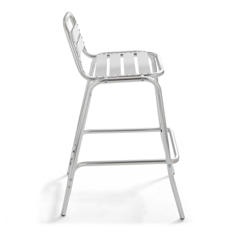 Tabouret en aluminium terrasse brasserie Tabouret en aluminium terrasse brasserie