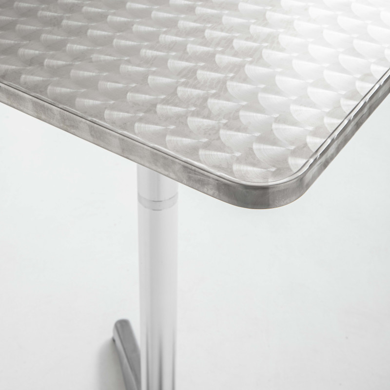 Focus plateau table mange debout en aluminium terrasse PRO