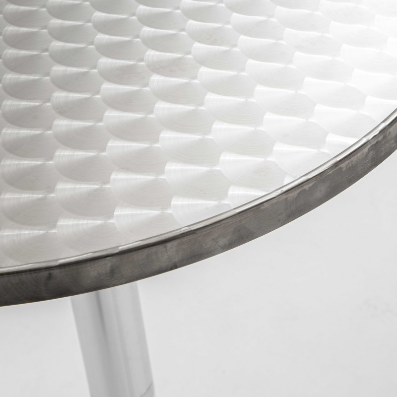 Focus plateau ange debout rond en aluminium Focus plateau ange debout rond en aluminium