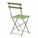 Chaise de jardin pliante en métal CACTUS