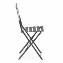 Chaise en métal pliante GRISE