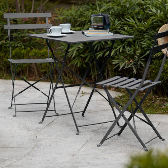 Chaise de jardin moderne ajourée en polypropylène - Air