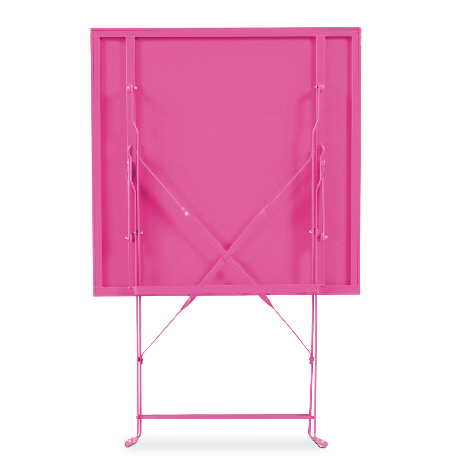 Table métal ROSE pliante bistro